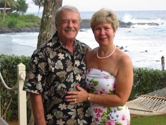 Dan and Lucille in Hawaii 2005