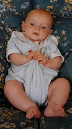 Alex as a baby