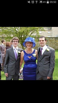 A very proud mum with her boy's Ben & Alex