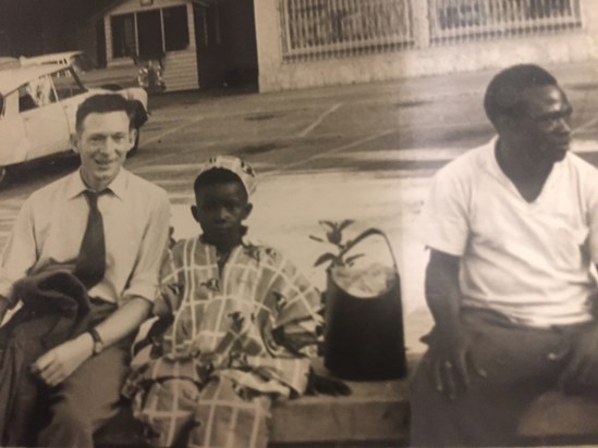 John in Accra on the day Ghana became independent 