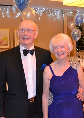George and Alice celebrating their 60th Wedding anniversary in  January 2012
