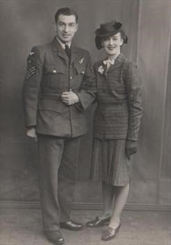Wedding day, 5.3.1945.