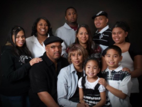 Family picture in December 2008