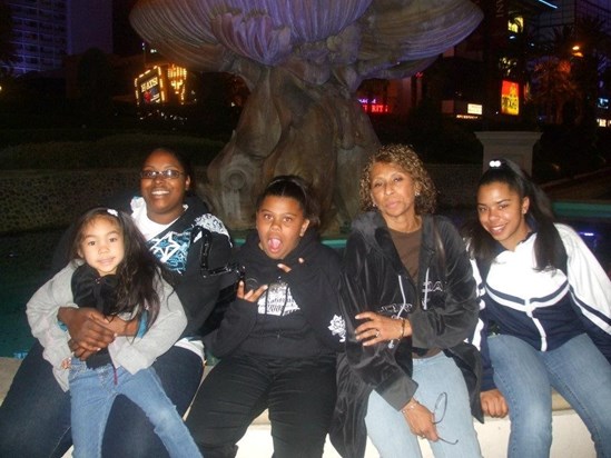 Las Vegas cheer competition. Our night out having fun