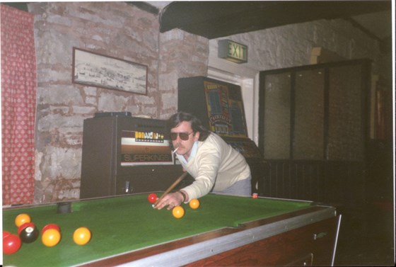 Tony Playing Pool (May 1998)