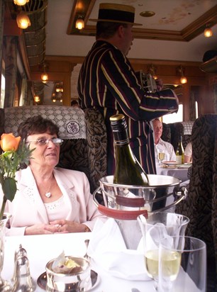 Dining in style on the Orient Express