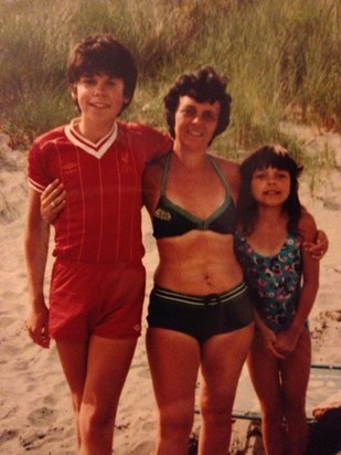 Happy holidays on Newport (Pembs) beach c.1982