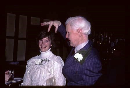 1981 Wedding - Jenny & her dad