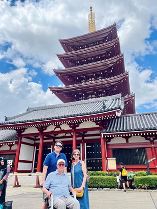 Chris, Jane & Nick, Tokyo (July 2023)