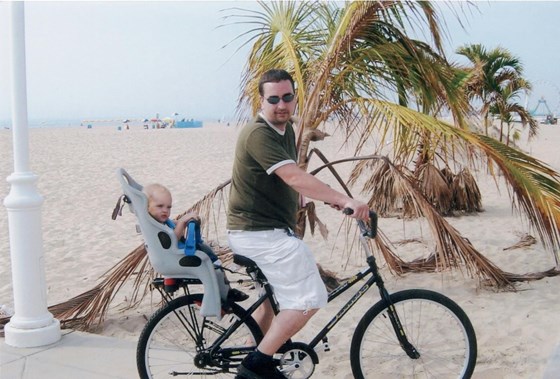 Jeff & Ry on bike