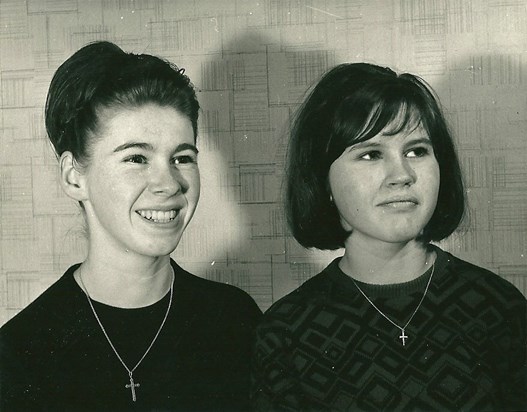 Same sisters... 50 years ago