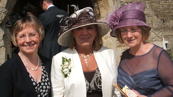 Elaine and C and D at Tims wedding