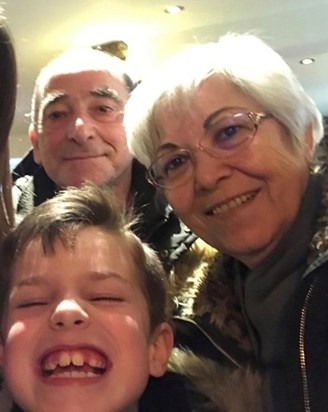 Isabel and Carlos with grandson Harry -January 2019