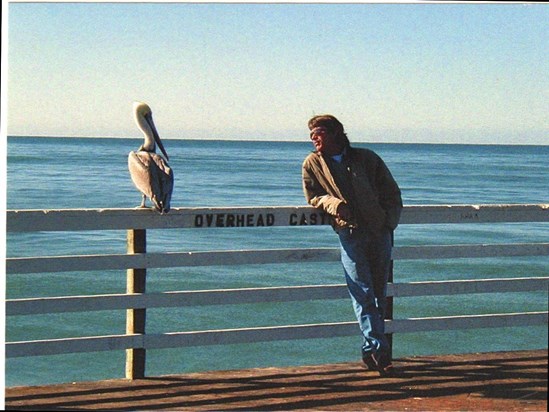 Matt & friend taken in Pismo Calif. One of my fave pics. He loved it there.
