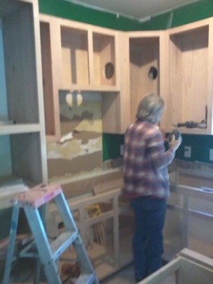 Designing cabinets and trim was his specialty. He was the hardest worker I've ever known.