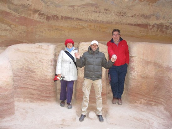 Frank and Pat visit Petra Xmas 2015