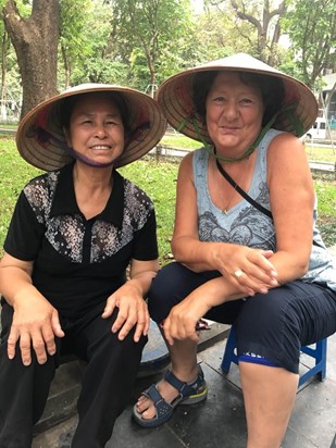 Hang Le from the Vietnam Travel Agency Pat worked with after her return to UK