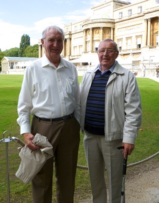With Eddie at Buckingham Palace - 2012