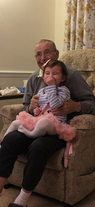 Great granddaughter and great Grandad