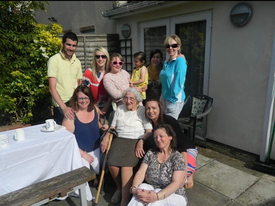 Nan and some grandchildren