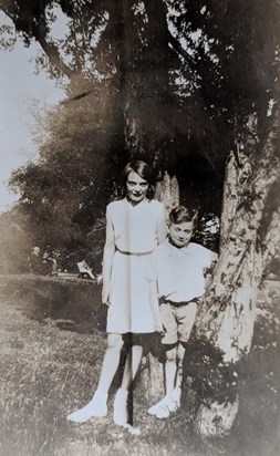 1929? with brother Roy