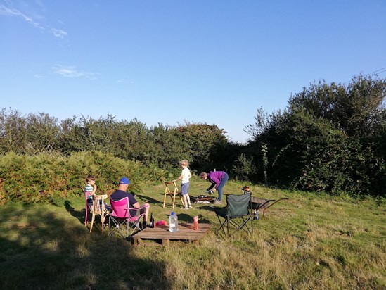 Camping at the woodland August 2019 