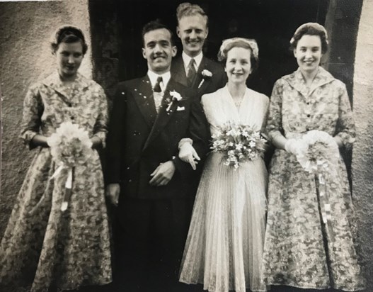 Betty and Kevin’s wedding - 1955