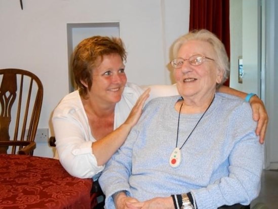 Al with her favourite Great Aunt. 