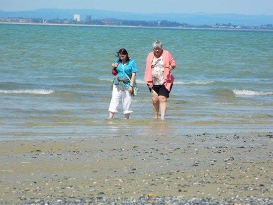 Lovely a paddle on Ryde beach Mother's day ❤ 