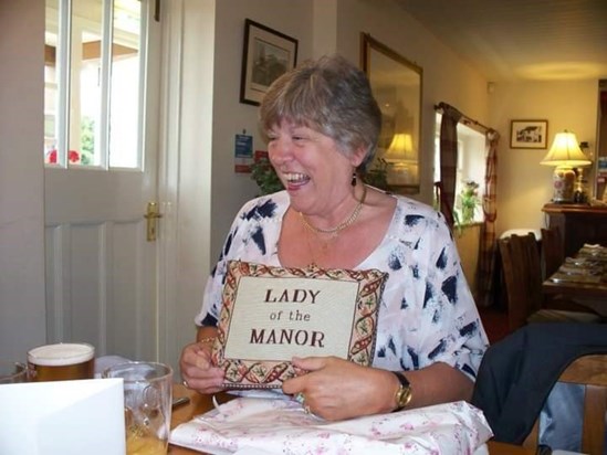 Lady of the Manor!