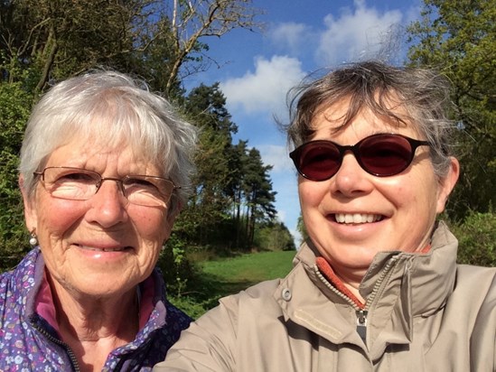 When I used to walk with Anne she would often reminisce about her childhood in Devon. She loved all the primroses and bluebells that are flowering now. Happy memories of a lovely lady. Emily x