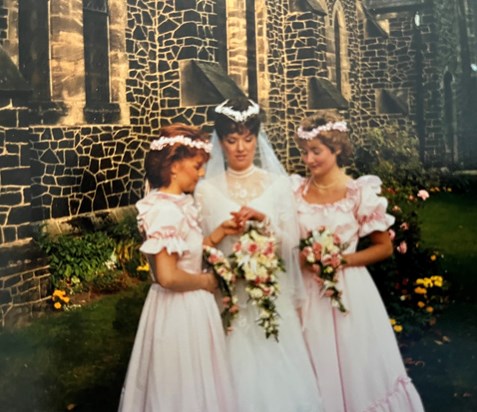 Beautiful Sally was my lovely bridesmaid 38 years ago today🥰