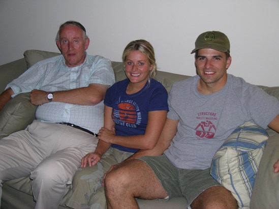 Tony with Tasha and Ryan 2003