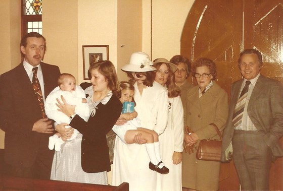 Tasha and Nicole's Christening 1979