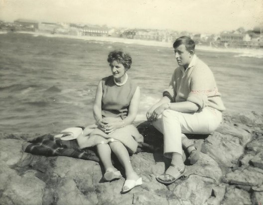 Tony & Mom St Ives 1964