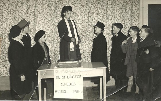 Tony in school play 1952