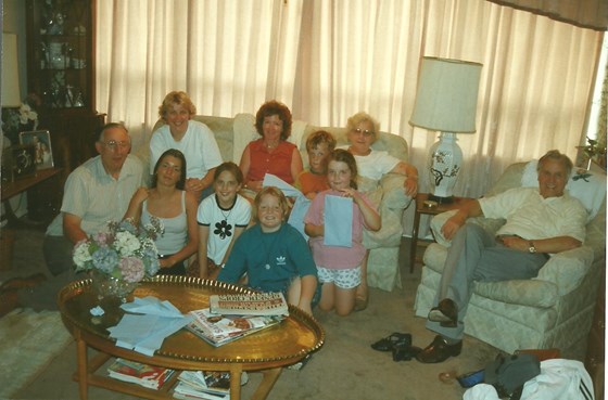 Tony with Mandy & Merv's family