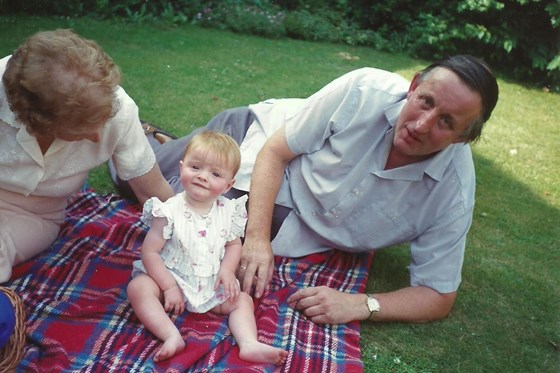 Tony with Mom & Catherine 1989