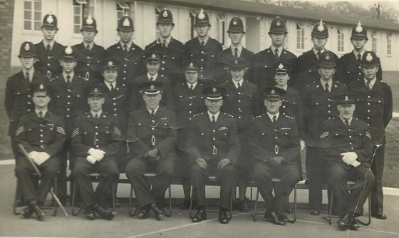 Tony's police graduation 1960a