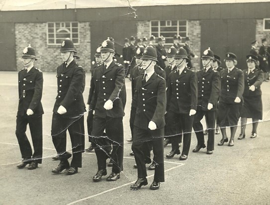 Tony's police graduation 1960b