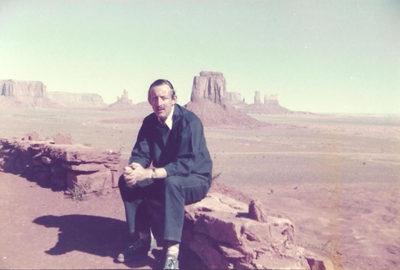 Tony in Monument Valley, Arizona 1979