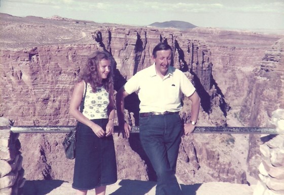 Tony and Maureen at the Grand Canyon 1979