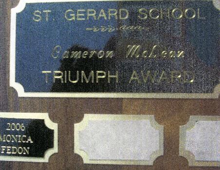 Cameron McLean Triumph Award