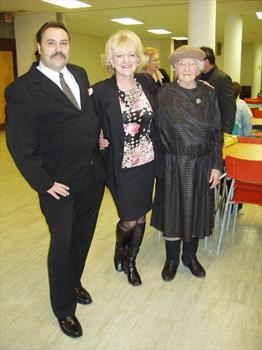 Cameron, Eileen, and my mom at her 80th birthday celebration in 2003