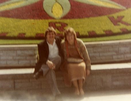 Cameron & I on our honeymoon in Niagara Falls, Canada, (September 1980)