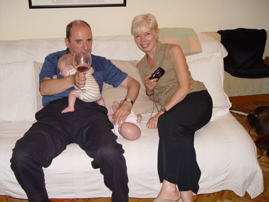 Jim, Sue, Alex & Oliver (Barcelona 2004)