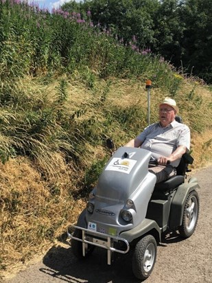 Ron on the Malvern Hills July 2018