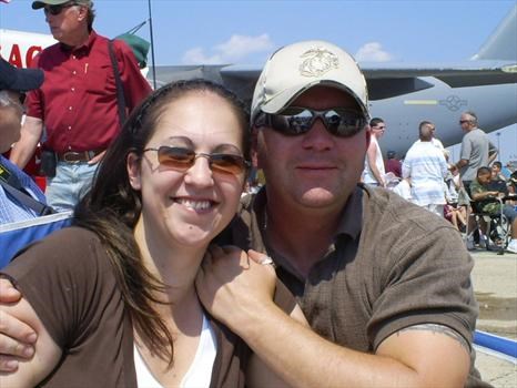 Scott and Jodi at McGuire AFB Air Show 2008