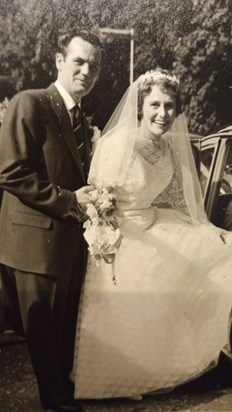 Wedding day 10th September 1960.