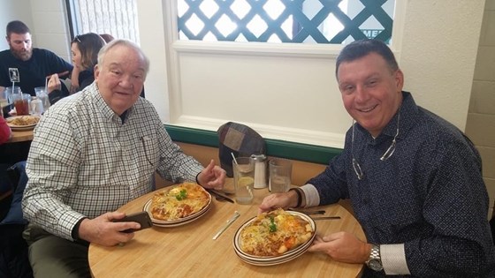 Good food (Navajo Huevos from Vic’s),  good times 